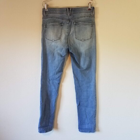 Democracy "Ab" Technology Distressed Straight Leg Jeans Women's 4 B2029Q4G3XX - Picture 6 of 11